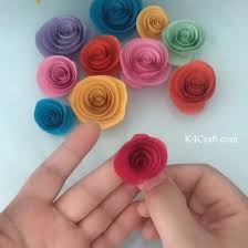 Draw around your template three times. Diy Paper Rose Flower Vase Card For Kids Step By Step Tutorial K4 Craft