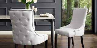 Dining chairs & benches (251). The Most Sophisticated White Leather Dining Chairs