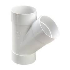 Nds 4 In Pvc Sewer And Drain 45 Hub X Hub X Hub Wye 4p08 Styrene Nds Home Depot