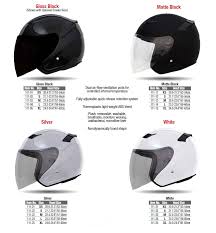 Voss 111 Three Quarter Dot Certified Helmets