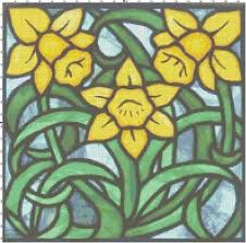 Check spelling or type a new query. Daffodil Stained Glass Handmade Flower Counted Cross Stitch Pattern Needlepoint Daffodils Stained Glass Designs Flower Painting