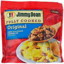 Jimmy Dean Fully Cooked Original Pork Sausage Crumbles 9 6oz Savoury Crumble Favorite Chili Recipe Pork Sausage