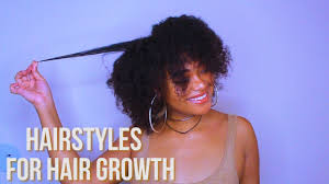 While haircuts don't make your hair grow any faster, they get rid of split ends that break your hair, explains michael dueñas, a celebrity hairstylist for aloxxi in los angeles. Top 4 Natural Hairstyles To Get Faster Hair Growth Length Retention Terrey Youtube