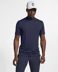 Nike Dri Fit Tiger Woods Vapor Men S Mock Neck Golf Top Nike Com Golf Style Men Mens Golf Outfit Nike Golf Outfit