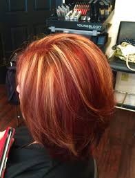 Check spelling or type a new query. Red Hair With Blonde Highlights By Nicole At Nicole S Beauty Box In Down Town St Pete Fl Red Hair With Blonde Highlights Red Blonde Hair Hair Color Pictures