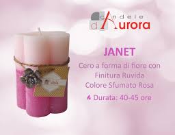 Aurora Candles Janet Flower Candle, Wax, Pink, 3" x 3" x 4" :  Amazon.com.be: Home & Kitchen