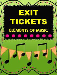 2,294 likes · 95 talking about this. Exit Tickets On The Elements Of Music W Answer Key For Formative Assessment Formative Assessment Assessment Exit Tickets