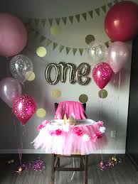 Home Decoration For Birthday Home Decorating In 2020 Birthday Decorations Girls Birthday Party Themes First Birthday Parties