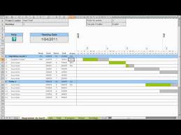 how to make gantt chart with excel