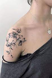Orchid Tattoo On Shoulder By Tk N Tattoo Orchid Tattoo Orchids Tattoos
