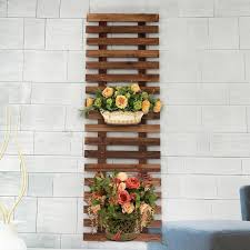 Forfait Inclus 1 X Support Mural Pour Plantes Specification Materiau Bois Taille 60 30cm 90 Deco Jardin Plantes Murales Pots De Fleurs Suspendus
