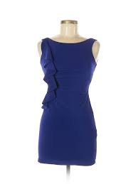 Details About Hailey Logan Women Blue Casual Dress Xs