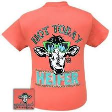 Cow Shirt Not Today Heifer Shirt Cow Bandana Tee Cowgirl