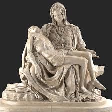 3d Obj Pieta Statue Michelangelo Pieta Statue Pieta Sculpture Michelangelo Sculpture