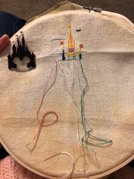 There are 51 patterns in this collection. Wip First Time Stitch Parking Cinderella S Castle From Awesomepatternstudio Crossstitch