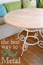 Kitchen Update Painting Metal Furniture Metallic Painted Furniture Metal Furniture Painted Metal Chairs