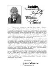 It is my joy to welcome you to the 2007 Holston Annual Conference.  Conferencing in the United Methodist tradition is not simply