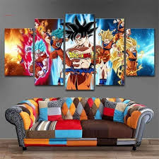 Maybe you would like to learn more about one of these? Tableau Dragon Ball Z Sangoku Super Guerrier Dragon Ball Wall Art Living Room Decor Frames Anime Dragon Ball Goku