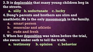 K 12 English 5 Week 8 Day 2 Inferring The Meaning Of Unfamiliar Words Ba Context Clues Happy Mothers Day Friend Inference