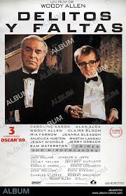 Poster of CRIMES AND MISDEMEANORS, 1989, directed by WOODY ALLEN. Copyright  ORION PICTURES. - Album alb406700