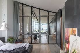 Take a look at these the monotony of greys and whites is broken with the right amount of blue. A Modern Example Of The Industrial Interior Design Of Penthouse In Kiev
