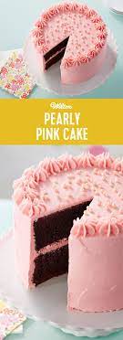 Pink Pearl Cake Recipe Pink Cake Cake Decorating For Beginners Easy Cake Decorating