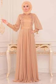 Tesetturlu Abiye Elbise Balon Kol Gold Tesettur Abiye Elbise 39270gold Tesetturisland Com Elbise The Dress Moda Stilleri