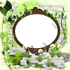 Green With Brick Wall Mirror Table Brick Wall Borders And Frames