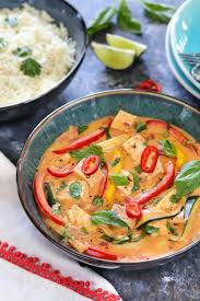Vegan Thai Red Curry With Tofu And Vegetables Vege Curry Recipes Vegetarian Vegan Curry Recipes Tofu Red Curry Recipe