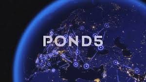 Global Communications Through The Network Of Connections Over Europe Stock Footage Ad Network Communications Global Connec Networking Communications Global