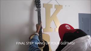 Adding it to your wall decor is also a fun way to display your artistic side. Diy Guitar Wall Mount