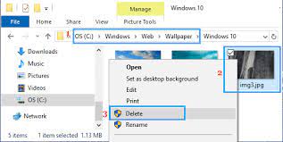 You are welcome also to run it if the endeavour to delete wallpaper homepage manually failed. How To Delete Desktop Background Images In Windows 10