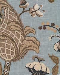 Check spelling or type a new query. Jacobean Floral Block Print Crewel Work Print Large Scale Textured Cotton Linen Fabric Drapery Fabric Osym908