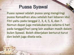 Check spelling or type a new query. Ketentuan Puasa Syawal
