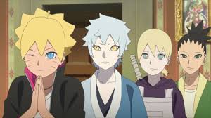 Boruto Mitsuki Inojin And Shikadai Boruto Naruto Next Generations Gambar Karakter Gambar Stiker