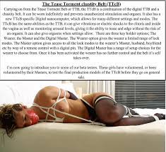 The Tease Torment Chastity Belt Ttcb Captions 1 A Fork In The Road Tales Of T D