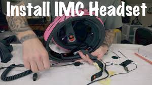 The imc motorcom hs h140 7 pin half helmet headset is designed for the factory installed intercom system on harley davidson models equipped with a 7 pin audio/intercom system. Install Imc Harley Wired Headset In Helmet Tutorial Youtube