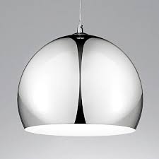 Polished Chrome Pendant Light Chairish
