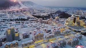 North korea dprk landscape (by mthibau) subscribe. North Korea Unveils Town Hailed As Epitome Of Civilisation Bbc News