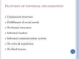 We did not find results for: Formal And Informal Organization Of Work Formal Structure Triumphias