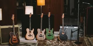 Only this stacked humbucker is visible; Fender Acoustasonic Tele Vs Taylor T5z Andertons Blog