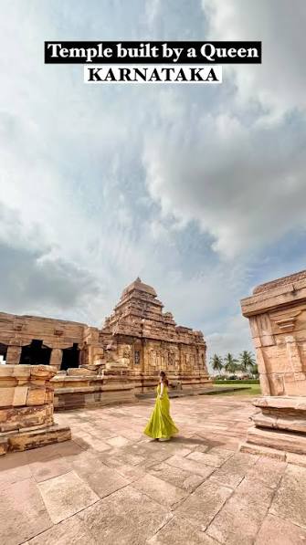 One of the most beautiful temples that you will visit!😍, 📍Virupaksha, Pattadakal, Karnataka, Built in the year 745AD by Queen Lokamahadevi who was the wife of Chalukyan ruler Vikramaditya II. , The ...