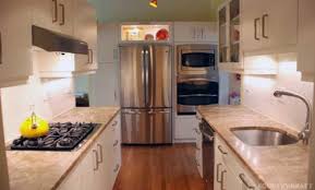 Create a canned food organizer that slides between your refrigerator and the wall. Small Kitchen Storage Ideas Kountry Kraft Cabinetry