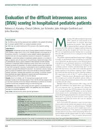 Image result for Difficult Intravenous Access in Children