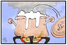 Der gekippte mietendeckel sorgt hier nun für eine verdoppelung der schwierigen finanzlage. Mietendeckel Von Kostas Koufogiorgos Politik Cartoon Toonpool
