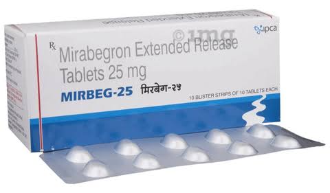 Buy Mirbeg 25 Tablet ER Online: View Uses, Side Effects, Price, Substitutes | 1mg