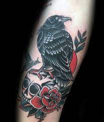 Maybe you would like to learn more about one of these? Pin By Jill Capps On Crow Crow Tattoo Design Crow Tattoo For Men Crow Tattoo