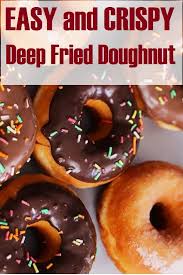 Easy And Crispy Deep Fried Doughnut Recipe Fried Doughnut Recipe Easy Donut Recipe Doughnut Recipe