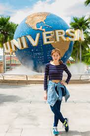 Local Songbird Olivia Ong Spent A Fun Afternoon With Us At Universal Studios Singapore She Sure Had A Universal Studios Singapore Universal Studios Singapore