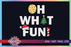 Download Oh What Fun Christmas Cookies Xmas Tree Graphic By Ssflower Creative Fabrica SVG Cut Files